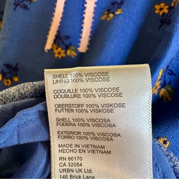 NWT Free People ‘Everyone’s Favorite Mini Dress’ in “Dutch Blue Combo” Size XS - Picture 13 of 16